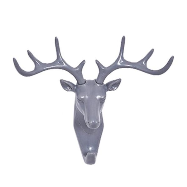 Deer Head Animal Self Adhesive Clothing Display Racks Hook Coat Hanger Cap Room Decor Show Wall 2.jpg 640x640 2