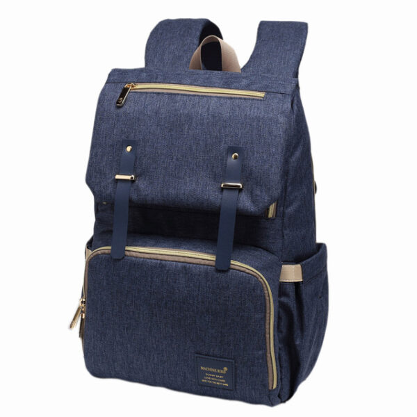 Diaper Bag USB Baby Nappy Bag Mummy Daddy Backpack Large Capacity Waterproof Casual Laptop Bag Rechargeable 4.jpg 640x640 4