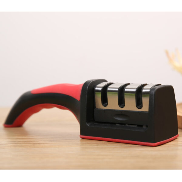 Dropshipping Knife Sharpener Quick Sharpener Professional 3 Stages Sharpener Knife Grinder Non Slip Silicone Rubber 1