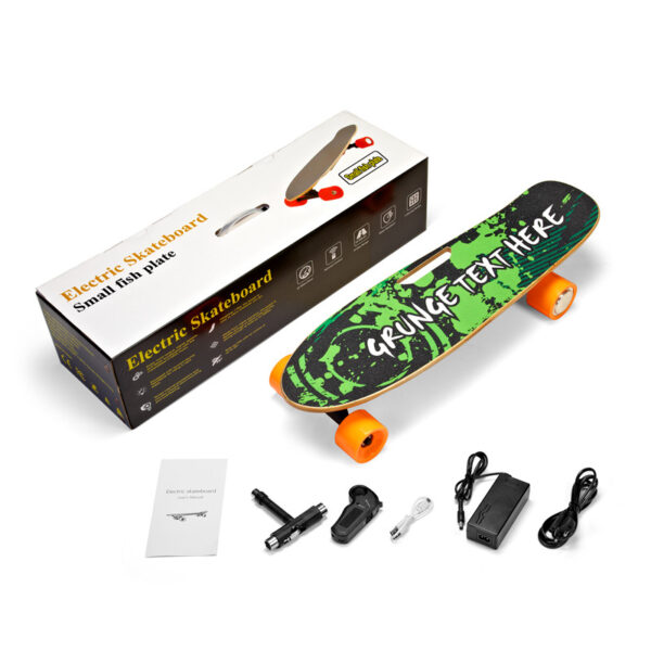 Electric Skateboard With Remote Control Adult Scooter Kit Motorized Hub Small Fish Plate Skate Board One 1