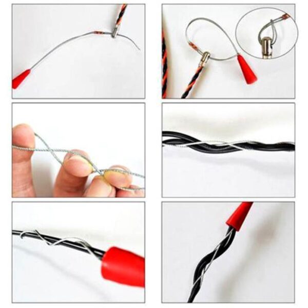 Electrician Wire Threading Device Binders Kit Cable Guider Puller Wiring Installation Aid Tool ALI88 3