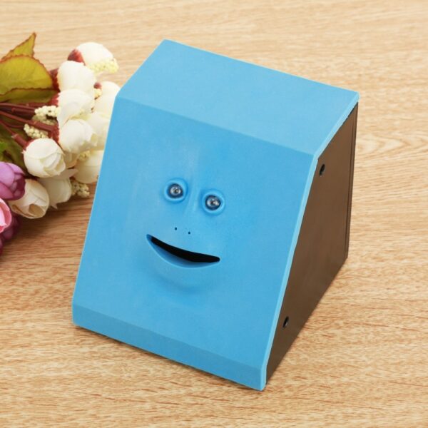 Face Money Eating Box Cute Facebank Piggy Bank Coins Box Money Coin Saving Bank for Children 1