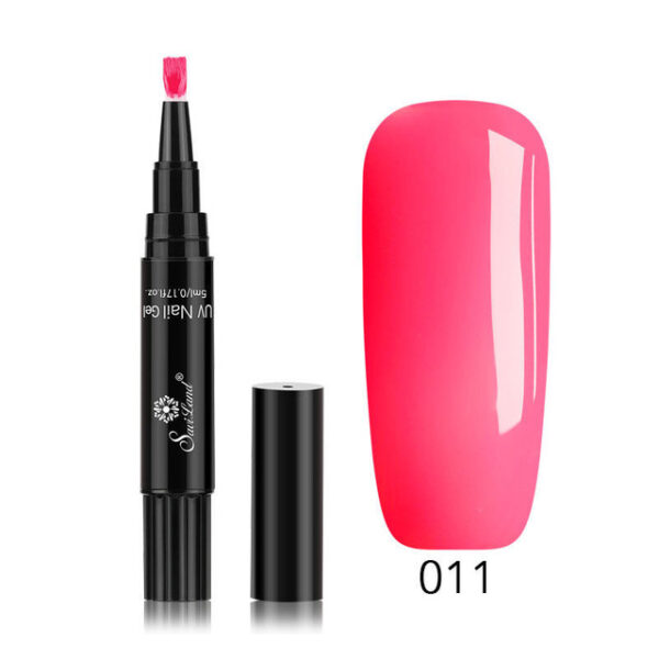 Gbona Gbona 1 Pcs 3 Ni 1 Igbesẹ Gel Varnish Pen 24 awọn awọ 10 Nail Gel 640.jpg 640x10 XNUMX