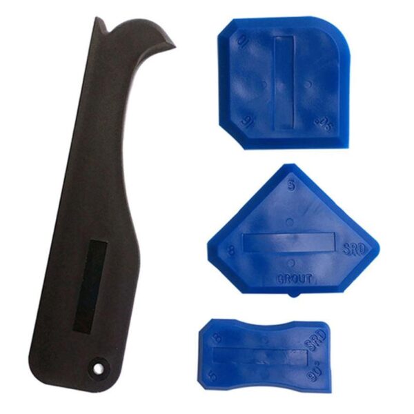 Hot Silicone Sealant Spreader Spatula Scraper Cement Caulk Removal Tool 4pcs Set drop shipping 1