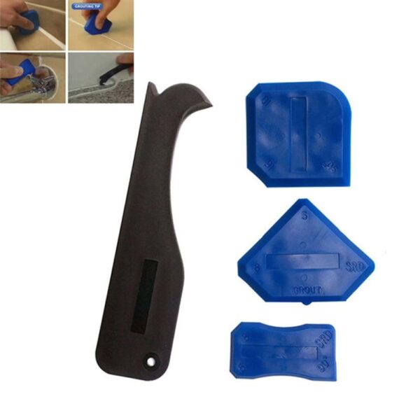 Hot Silicone Sealant Spreader Spatula Scraper Cement Caulk Removal Tool 4pcs Set drop shipping