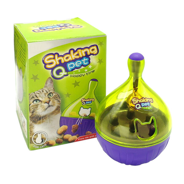 Interactive Cat IQ Treat Ball Toy Smarter Pet Toys Food Ball Food Dispenser For Cats Playing 12