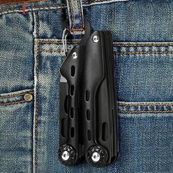 KITPIPI 1pcs Outdoor Camping Tool EDC Gear Tactical Folding Pocket Knife Stainless Steel Opener Mini Travel 3