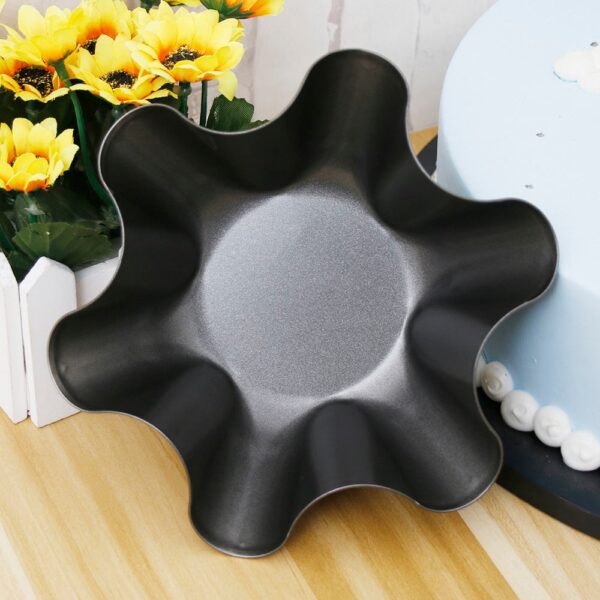 Kitchen 6 Tortilla Pan Set Nonstick Taco Salad Bowl Baking Mold Kitchen Tool Black 4