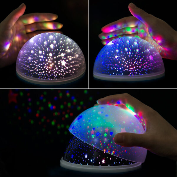 Lightme Stars Starry Sky LED Night Light Projector Moon Lamp Battery USB Kids Gifts Children Bedroom 3