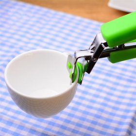 Hot Plate Tong Bowl Pan Clamp Dish Gripper Clamp Holder (Random Color) - image 3