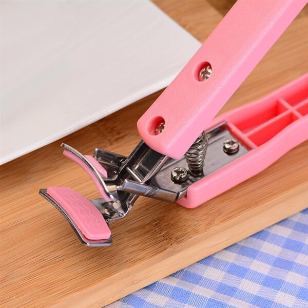 Lightweight Stainless Steel Hot Plate Tong Bowl Pan Clamp Dish Gripper Clamp Holder Random Color 13