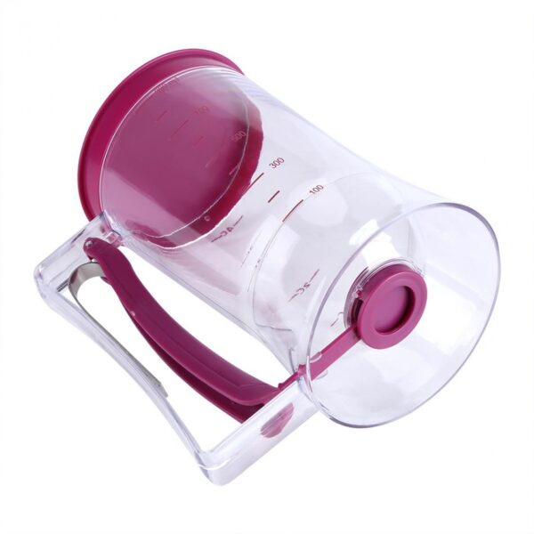 Manual Cupcake Pancake Cookie Cake Waffles Pastry Batter Dispenser Speratator Measuring Cup Baking Tools 900ml 3