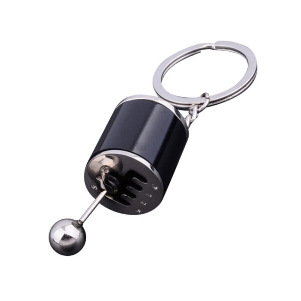 Metal Anti Stress Fob Keyring Creative Car 6 Speed Gearbox Gear Fidget Toy Shift Racing Tuning 2