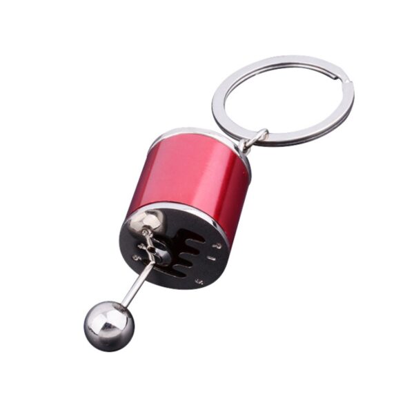 Metal Anti Stress Fob Keyring Creative Car 6 Speed ​​Gearbox Gear Fidget Toy Shift Racing Tuning 4