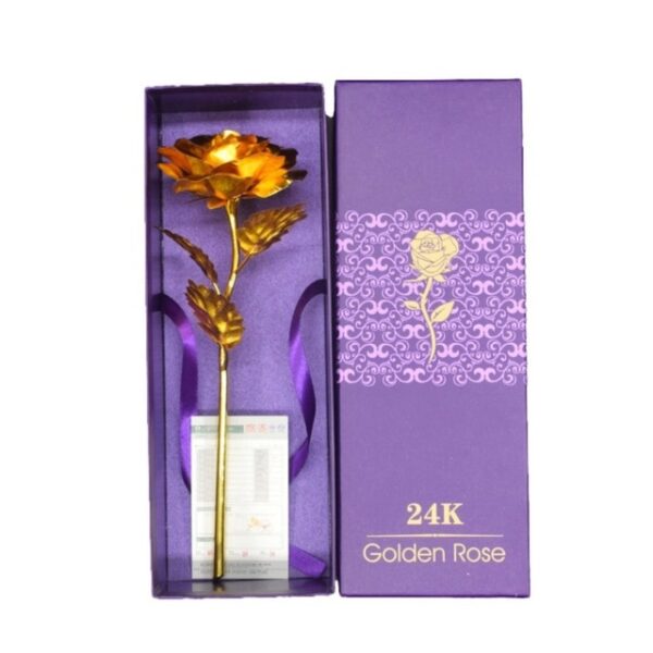 Adlaw sa Inahan nga Regalo sa Valentine's Day 24K Gold Plated Golden Rose Flower Holiday Wedding 4.jpg 640x640 4