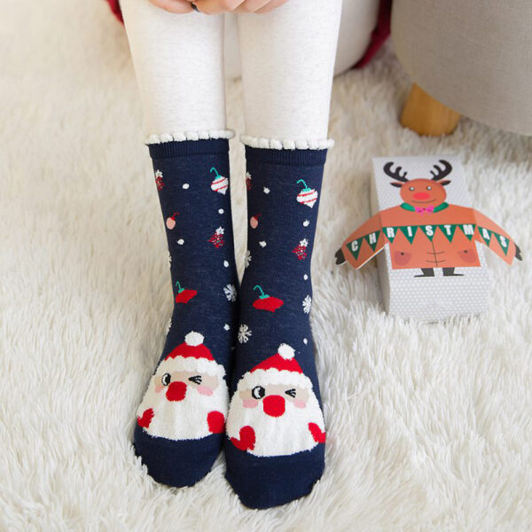 Bag-ong Pag-abot sa Pasko Sock Women Cotton Socks Multi Color Meias Komportable Women's Socks Popular Elastic 1 800x800 1