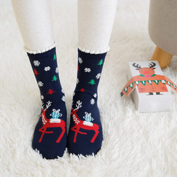 Bag-ong Pag-abut sa Christmas Sock Women Cotton Socks nga Daghang Kolor Meias Komportable nga Mga Babae nga medyas Sikat nga Elastic 2 800x800 1