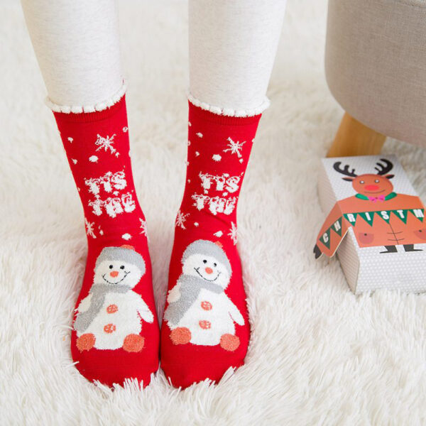 Women Cotton Christmas Sock