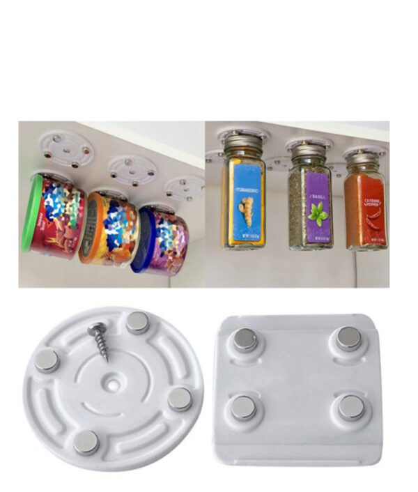 Bag-ong Creative CanLoft Magnetic Canned Food Hangers Magnetic Hooks Makadaginot og Luna Sa Imong Pantry Kusog nga Refrigerator 510x510 1