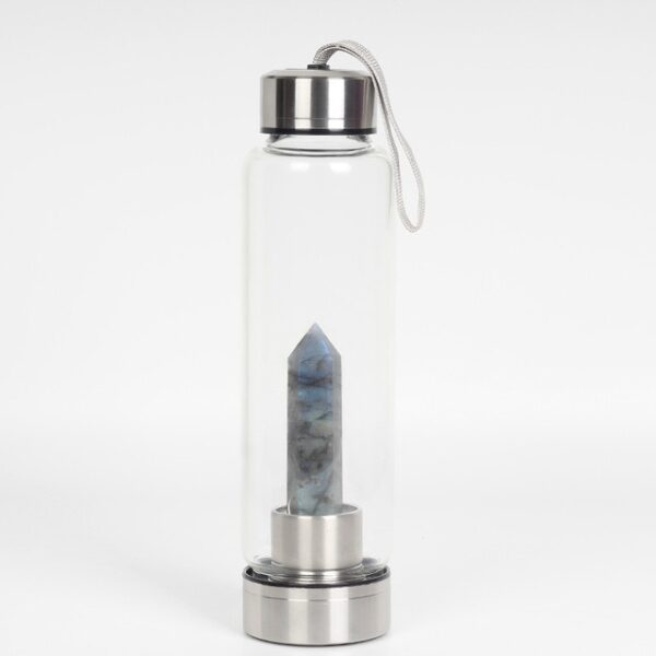 Novi proizvod Sve vrste prirodnog kvarcnog dragog kamenja Kristalno stakleni eliksir Boca za vodu točka s kristalom 18.jpg 640x640 18