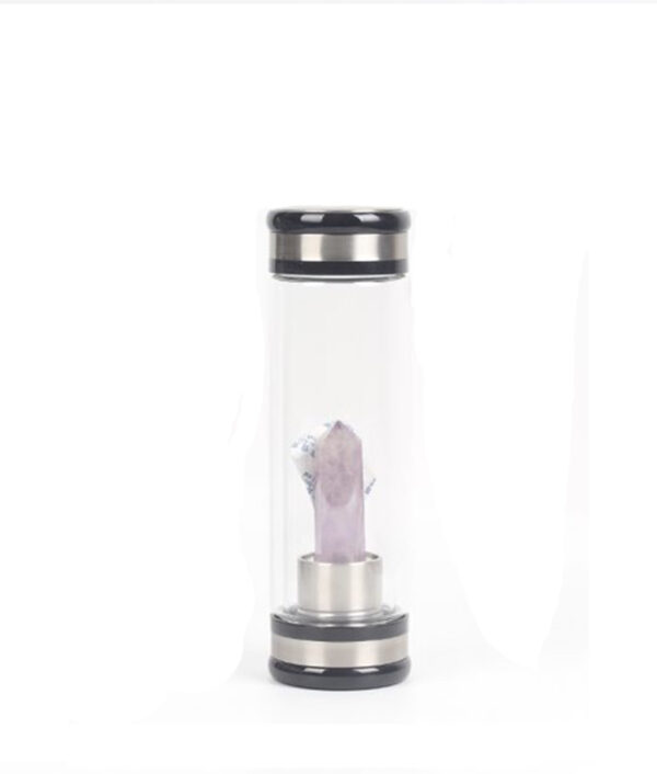 Bag-ong Produkto Tanan nga Matang sa Natural nga Quartz Gemstone Crystal Glass Elixir Water Bottle Point With Crystal 5 510x510 3