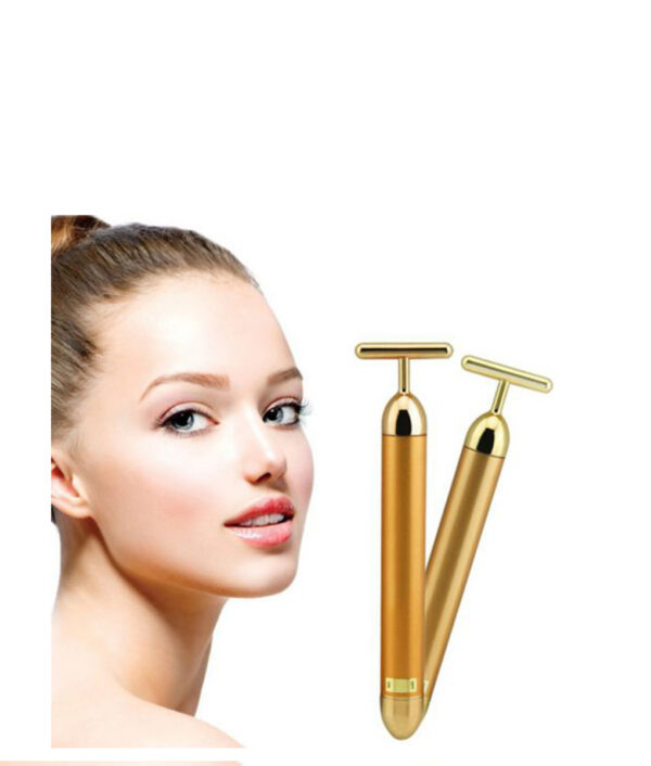 Нова технология 24K Beauty Bar Golden Energy Massager Грижа за лицето Грижа за красотата Вибрация Масажор за лице 1PC Отслабване 510x510 1