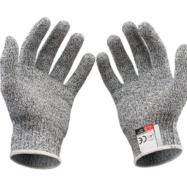 One Pair Set Durable Use Working Safety Gloves Cut Resistant Anti Abrasion Level 5 Kitchen Cutting 1