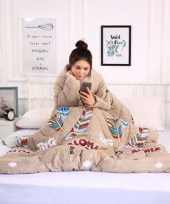 Personality Cartoon Creative Lazy Washed Cotton Quilt Winter Thick Silk Wadding Comforter Bedding Quilt blanket for 6.jpg 640x640 6