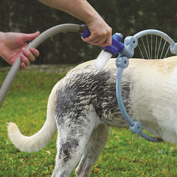 Pet Dog Cat Bathing Cleaner 360 องศาชุดเครื่องมืออาบน้ำสุนัขทำความสะอาดซักผ้า Bath Sprayers Pet 1