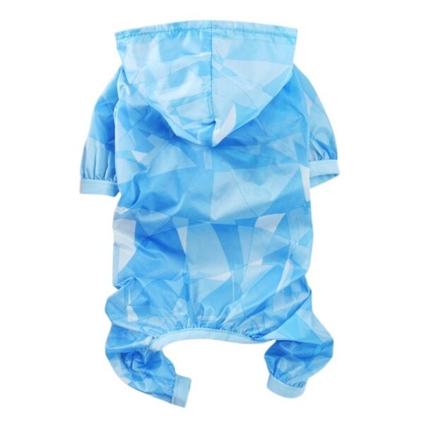 Pet Dog Rain Coat jacket Waterproof Sun Protection Dog Clothes Raincoat Clothes For Small Dogs