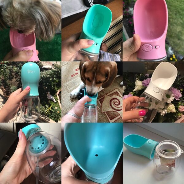 Portable Pet Dog Water Bottle For Small Large Dogs Travel Puppy Cat Drinking Bowl Outdoor Pet 1