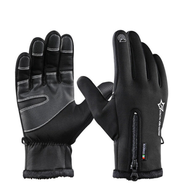 ROCKBROS Thermal Ski Gloves Winter Fleece Waterproof Snowboard Gloves Snow Motorcycle Skiing Gloves Sportswear Audlt Kids 2.jpg 640x640 2