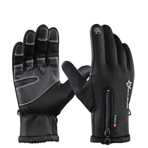 ROCKBROS Thermal Ski Gloves Winter Fleece Waterproof Snowboard Gloves Snow Motorcycle Skiing Gloves Sportswear Audlt Kids 2.jpg 640x640 2