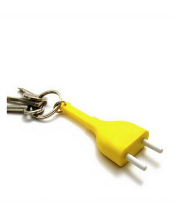 Random Color Cute Home Wall Decroation Design Unplug Keyring Eu Plug Socket Keychain Key Ring Holder 11 510x510 1