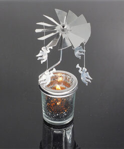 Romantic Rotary Spinning Tealight Candle Metal Tea Light Holder Carousel Home Decoration 1.jpg 640x640 1