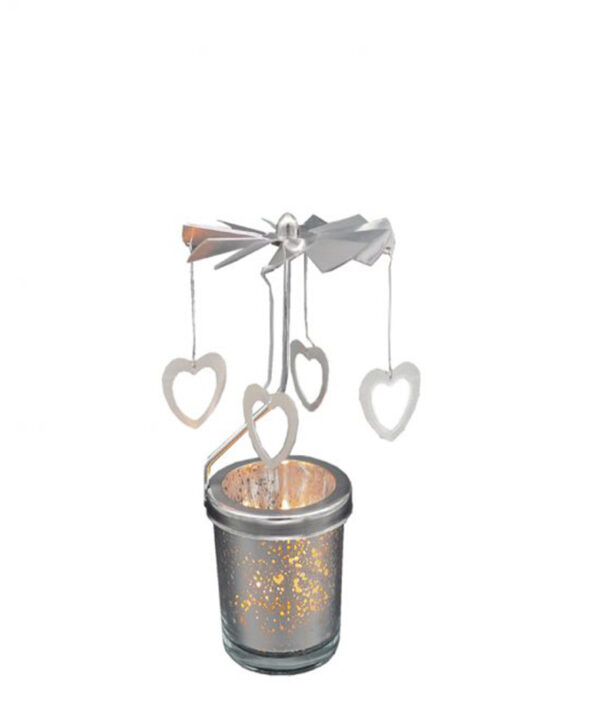 Romantic Rotary Spinning Tealight Candle Metal Tea Light Holder Carousel Home Decoration 3 510x510 1