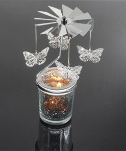 Romantic Rotary Spinning Tealight Candle Metal Tea Light Holder Carousel Home Decoration 6.jpg 640x640 6