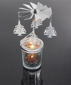 Romantic Rotary Spinning Tealight Candle Metal Tea Light Holder Carousel Home Decoration 8.jpg 640x640 8