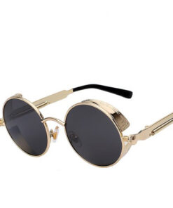 Round Metal Sunglasses Steampunk Men Women Fashion Glasses Brand Designer Retro Vintage Sunglasses UV400 1 510x510 1