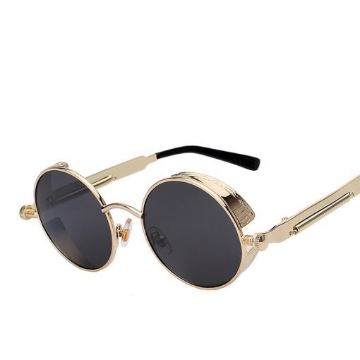 Okrugle metalne sunčane naočale Steampunk Muške ženske modne naočale Brand Designer Retro Vintage sunčane naočale UV400 1 510x510 1