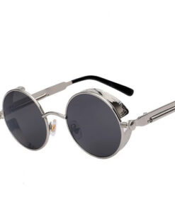 Round Metal Sunglasses Steampunk Men Women Fashion Glasses Brand Designer Retro Vintage Sunglasses UV400 3 510x510 1