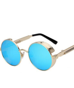 Round Metal Sunglasses Steampunk Men Women Fashion Glasses Brand Designer Retro Vintage Sunglasses UV400 5 510x510 1