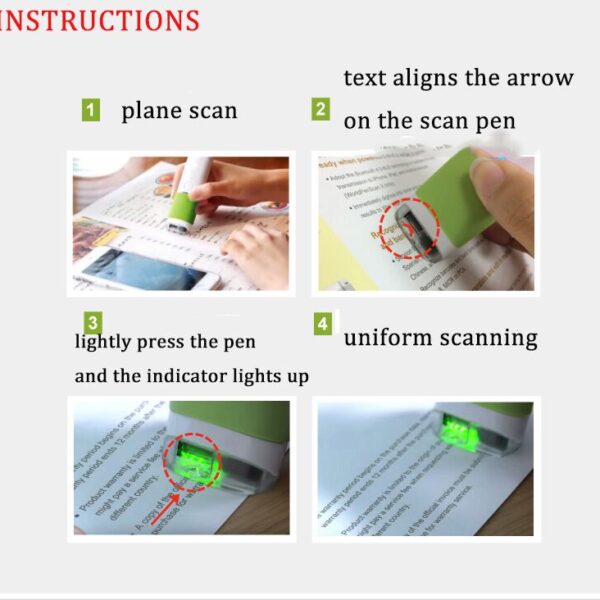 Scan Marker Pen Intelligent Automatic Scanning Pen Scan Marker Text Recognition Pen Scanner 3