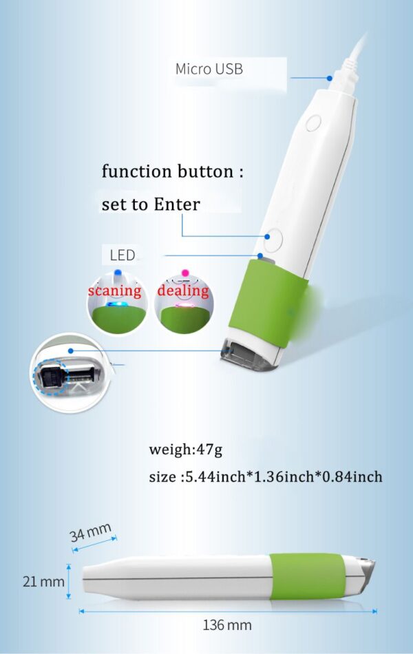 Scan Marker Pen Intelligent Automatic Scanning Pen Scan Marker Text Recognition Pen Scanner 5