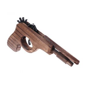 Rubber Band Launcher Wood Gun - image 4