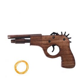 Rubber Band Launcher Wood Gun - image 1