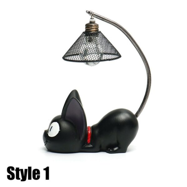 Smuxi C reative Resin Cat Animal Night Light Ornaments Home Decoration Gift Small Cat Nursery