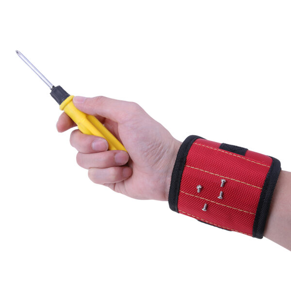 Strong Magnetic Wristband Bracelet Portable Tool Bag For Holding Screws Nails Drill Bits Tool Wrist Belt 1