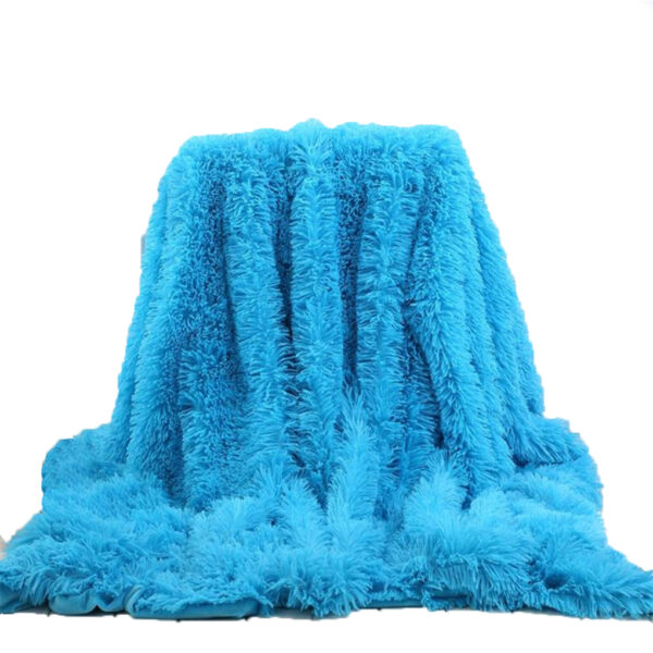 Super Soft Long Shaggy Fuzzy Fur Faux Fur Warm Elegant Cozy With Fluffy Sherpa Throw Blanket 132