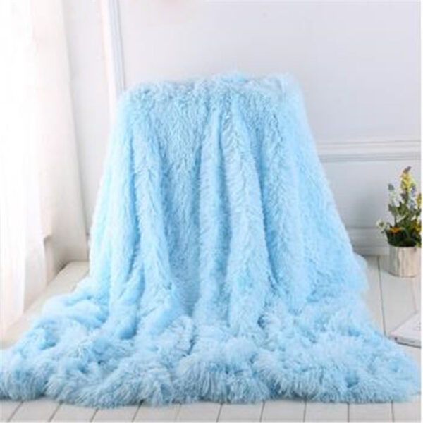 Super Soft Long Shaggy Fuzzy Fur Faux Fur Warm Elegant Cozy With Fluffy Sherpa Throw Blanket 14 1